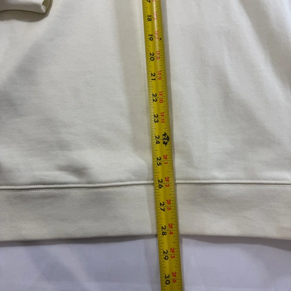 New Sunset Hills Men's Crew Neck Cream Sweatshirt Long Sleeve Casual‎ Top Size L
